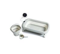 baby plus Bath Tube with Thermometer Set 3 pcs