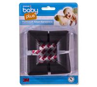 baby plus Soft Corner Protector Pack of 4 - Brown