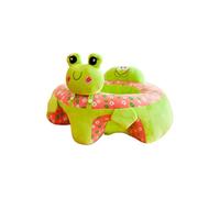Baby Plush Cartoon Support Seat,Safe Sitting Practice Chair with Backrest & Anti-Tip Design,Sit up Chair,Toddler Baby Learn to Sit up Sofa,Washable Cover (Frog)
