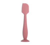 Baby Po Spatel Silikon - 16.5 cm Hochtemperaturbeständiger Creme | Applikator mit Saugnapf Basis | Hygienischer Helfeř zum Auftragen von Pflegeprodukten &