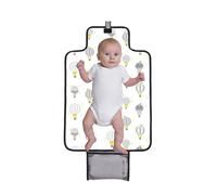 Baby Polar Gear Flip and Fold Changing Mat - Super-Compact with a Handy Integrated Pocket - Small Enough to fit in a Handbag or Backpack - Portable,