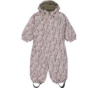 Baby polyester ski suit Mikk-Line Aop Floral Gris 4 ans
