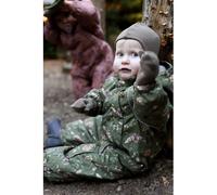 Baby polyester ski suit Mikk-Line Aop Floral Vert 2 ans