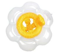 Baby Pool Float, Flower Shape Baby Swim Ring, 27.6x31.5 Inch Inflatable Pvc Swim Seat for Kids 0-4 Year Old