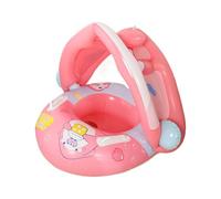Baby Pool Float - InfantSwim Ring, Toddler Water Tube | Sun Canopy Swim Trainer Seat, Safe Floating Tube with Leg Support, Outdoor Water Fun Ring for Summer Beach Party Use for 6-36 Month Kids