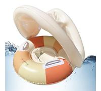Baby Pool Float With Canopy | Swimming Ring Safety Seat & Sun Protection | Swim Trainer For 6-24 Months, Boys Girls