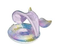 Baby Pool Float with Sun Canopy, Baby Swimming Float with Safety Seat, Toddler Float for Age 6-24 Months Babies Kids Infants Children, Portable Swimming Safety Seat for Toddler(C)