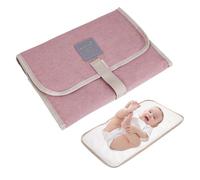 Baby Changing Mat Foldable,Travel Changing Mat,Portable Changing Mat Nappy Changing Mats,Baby Portable Changing Mat with Waterproof Foldable(Pink)