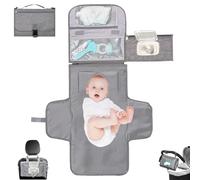 Baby Portable Changing Pad,Travel Baby Change Mat,Foldable Waterproof Diaper Pad Bag with Wipes Pocket,Baby Changing Mat,Comfortable and Safe, You Can Easily Change Diapers Anytime and Anywhere