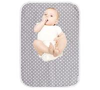 Baby Portable Diaper Changing Pad - Large Soft Waterproof Changing Pad Liners, Reusable Underpads Bed Protector Mat, Perfect for Toddlers Infants and Newborns Boys Girls (Star)(1PCS)