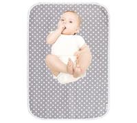 Baby Portable Diaper Changing Pad - Large Soft Waterproof Changing Pad Liners, Reusable Underpads Bed Protector Mat, Perfect Baby Shower Gift for Toddlers Infants and Newborns Boys Girls (Star)(2PCS)