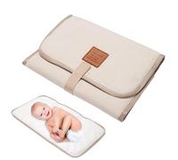 Baby Portable Nappy Changing Mat, Waterproof and Soft Baby Changings Mat Portable Chang-ing Mats, Three-Layer Waterproof Fabric Wipe Clean, Easy to Carry Diaper Pad Changings M-at