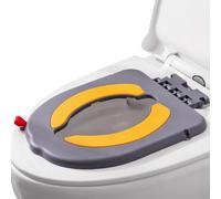 Baby Potty Seat - Foldable Child Toilet Seat with Handles for Travel | Learning Pillow with Suction Cups for Boys and Girls