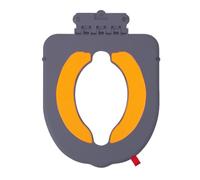 Baby Potty Training Seat -14.06in Folding Toddler Toilet Seat with Handles, Suction Cup Training Pad for Boys and Girls, Portable Potty Travel Accessory for Home, Bathroom, and