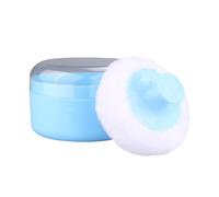 Baby Powder Container, Dusting Powder Jar, Sponge Applicator Holder, Travel-Friendly Design, Compact and Lightweight, Reduce Waste, for Everyday Care Home Bedroom Face Underarms Use