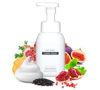Baby Powder Foam Hand Soap with Double Fragrance, Moisturising Foam with Fig and Pomegranate Extract, Vegan Soap for Bathroom and Kitchen, 10.14 fl oz (without box)