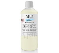 Baby Powder Fragrance Oil 1litre | Luxury and Designer Scents | Highly Concentrated | Perfect for Candles, Soaps, Bath Bombs, Diffusers, Wax Melts | UK Made | Vegan (Baby Powder, 1litre)