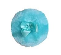 Baby Powder Puff Ultra Soft Round Makeup Powder Puff with Ribbon Ribbon Powder Puff for Body Powder Empty Container Dusting Baby Kids Adults Dry Makeup Tool for Powder Application