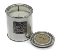 Baby Powder Scented Coconut & Rapeseed Candle. ECO Recyclable Packaging. Vegan Friendly