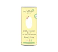 Baby Powder Vegan & Organic 2 in 1 - Talc-Free - Change & Milky Bath - Natural moisturises and Protects - Plant Based with Oatmeal & Rice Starch - Sensitive Skin 100g (1)