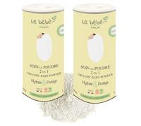 Baby Powder Vegan & Organic 2 in 1 - Talc-Free - Change & Milky Bath - Natural moisturises and Protects - Plant Based with Oatmeal & Rice Starch - Sensitive Skin 100g (2)