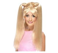 Smiffy's Baby Power Blonde Wig With Pony Tails - wig baby spice fancy dress power accessory ladies costume girl blonde long girls 90s womens