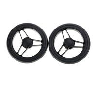Baby Pram Wheel SetRubber and Metal Stroller Wheels Replacement Front Armrest forPlusDearest