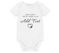 Baby Pregnancy Announcement Personalised Baby Grows Coming Soon Reveal Vest Onesie Ideas Due 2025 2026 Daddy or Grandparents Auntie Uncle Vests