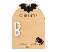Baby Print Kit for Baby Halloween Footprint or Handprint Art Sign Keepsake Ornament with Pave Printed for Christmas Nativity Scene Family Mom Mom Parents Father