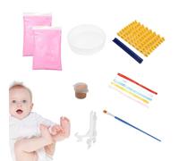 Baby Prints Hands and Feet - Handprint Footprint Keepsake Kit - Keepsake Nursery Art Hand Footprint Decorative Nursery Item