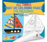 Baby Professor All Things That Go Coloring Pages for Preschool Children's Baby Professor Multicolor