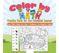 Baby Professor Color by Math Practice Book for the Exhausted Learner - Easy Math in White Baby Professor White
