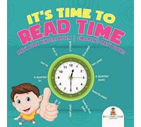 Baby Professor It's Time to Read Time - Math Book Kindergarten Children's Math in White Baby Professor White