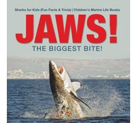 Baby Professor JAWS - The Biggest Bite Sharks for Kids (Fun Facts Trivia) in Orange Baby Professor Orange