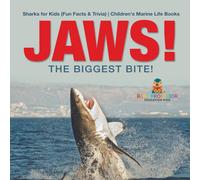 Baby Professor JAWS - The Biggest Bite Sharks for Kids (Fun Facts Trivia) in White Baby Professor White