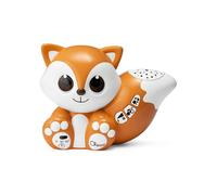 baby projector Fox 13 x 16 cm brown/white
