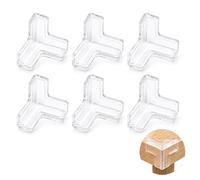 Baby Proofing Corner Protectors, 6 Pack Upgraded T-Shaped Clear Silicone Furniture Corner Guards for Baby Safety