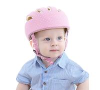 Baby Protective Cap Safety Helmet Toddler Infant Anti-Fall Anti-Collision Head Protection Hat Adjustable Head Guard With Chin Strap Breathable Baby Crawling Walking Helmet For 8-36 Months Boys Girls
