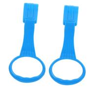 Baby Pull up Rings 1 Pair Portable Pp Standing Assistant | Smooth Rounded Edges, Lightweight Travel-friendly Design, Blue Colour, Simple to Use for Infants and Babies