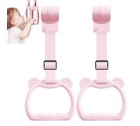 Baby Pull Up Rings - Bed Stand Up Rings | Training Tool Toy Strap Handle Grip for Walking Practice Exercise Boys Girls Daycare Yard Play, Providing an Easy Way Without Any Hassle Or Additional