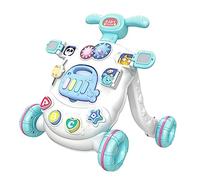 Baby Push Walker for Toddlers Anti Rollover with Weight GAIN Tank Activity Center Blue, 40x36x43 cm