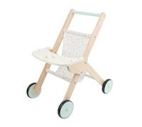 Baby Push Walker With Wheels - Wooden Play Shopping Cart Push Toy, Interactive Learning Walker For | Sensory Activity Role Play Toys For Kids Girls Boys | Indoor Outdoor Birthday Gift Idea