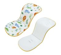 Baby Pushchair Seat Liners,Universal 3D Mesh Breathable Double-Sided Pram Seat Liner,Baby Stroller Liner Pad Seat Cover Seat Cushion for Toddler Infant,Reversible,37x80cm(Lions)
