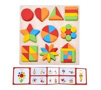 Baby Puzzle - Wooden Shape Sorting Puzzle - Geometric Games Activities for Baby Kids Development Learning Preschool Education Kindergartens