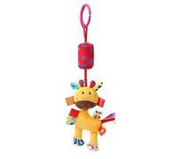 Baby Rattle Toy Set, Plush Giraffe, Zebra and Animals Handbells with Teether, Developmental Toys for Newborn (Fawn 562)