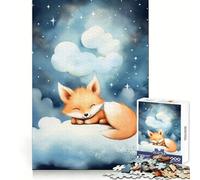 Baby Red Fox 1000 Piece Jigsaw Puzzle Clear Thinking Tranquil Pastime Precise Edges Festive Surprise (50x75cm)