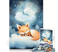 Baby Red Fox Puzzle for Teenagers 1000 Pieces Memory Skill Easy Enjoyment Clean Edges Meaningful Gift (38x52cm)