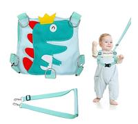 Baby Reins, Green Dinosaur Baby Walking Harness and Toddler Safety Harness, Baby Reins Safety Leash Baby Toddler Anti Lost Belt Reins for Toddlers Boys and Girls 1-5 Years