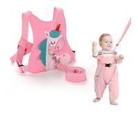 Baby Reins, Pink Unicorn Baby Walking Harness and Toddler Safety Harness, Baby Reins Safety Leash Baby Toddler Anti Lost Belt Reins for Toddlers Boys and Girls 1-5 Years
