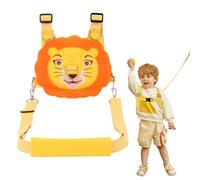 Baby Reins Toddler Reins Baby Walking Harness Anti-Fall and Anti-Loss Suitable for Toddler Child Boy Girl (Orange Lion Model)